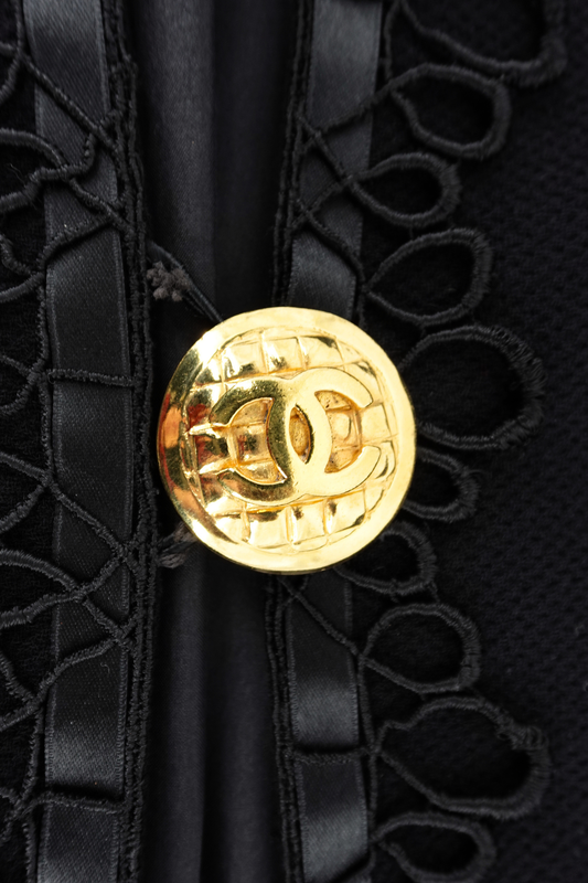 1989 Fall Chanel Black Blazer