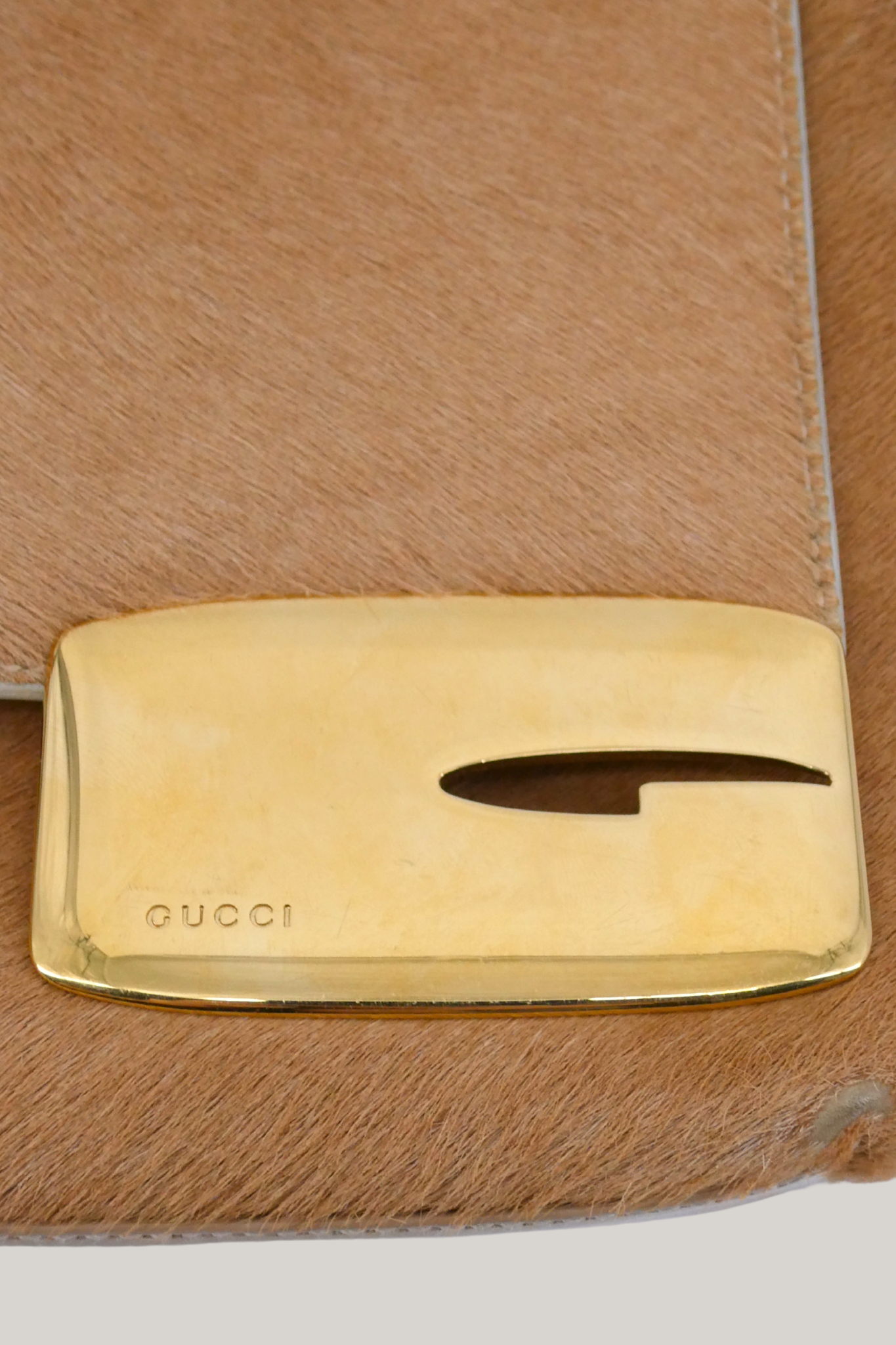1996 Gucci by Tom Ford Ponyhair Shoulder Bag
