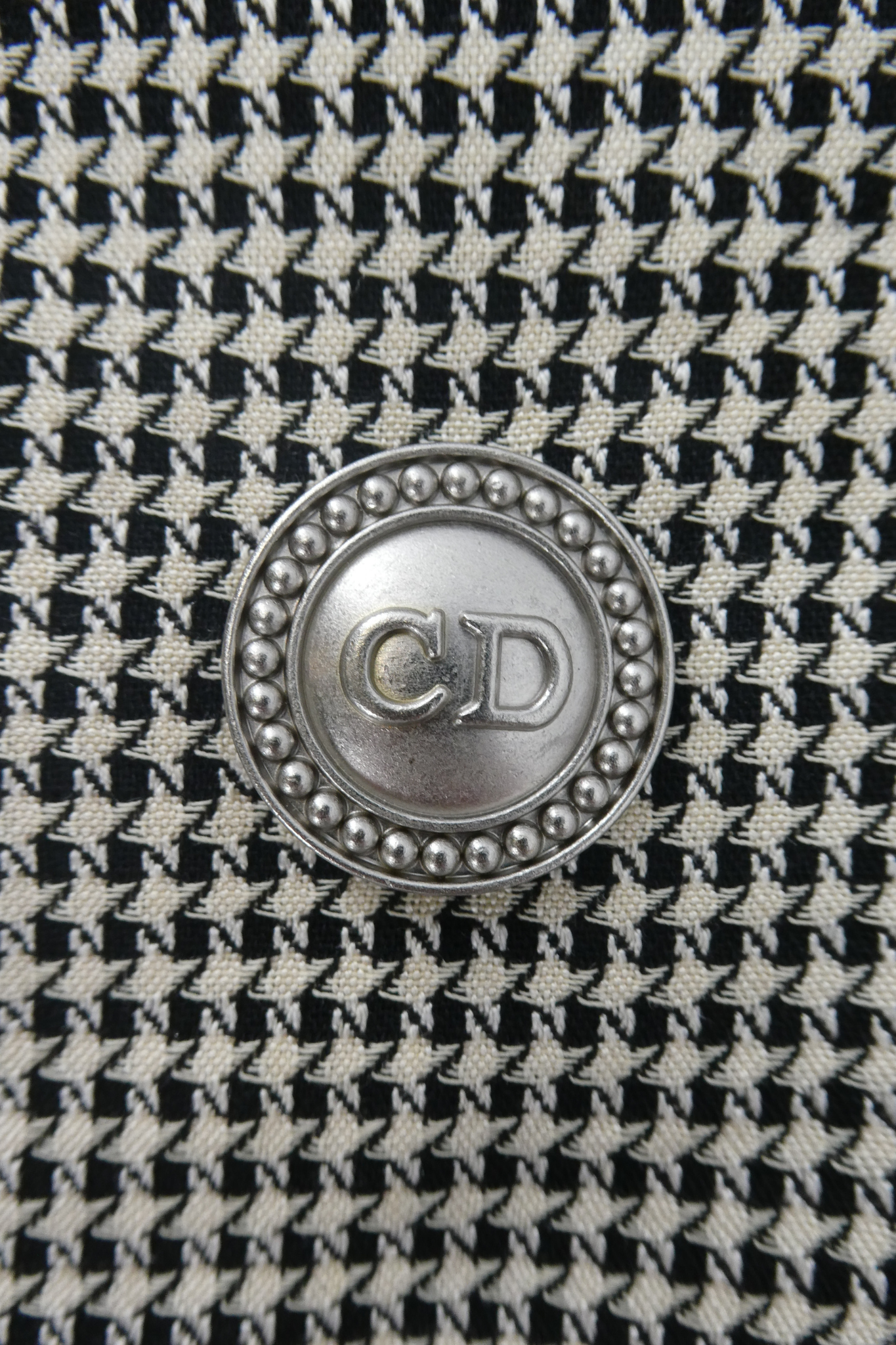 Vintage Christian Dior Houndstooth Blazer
