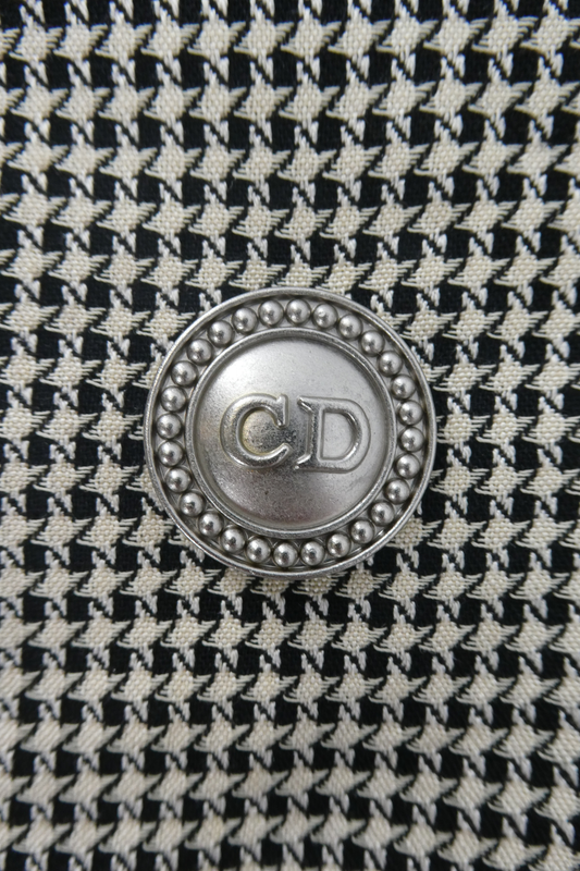 Vintage Christian Dior Houndstooth Blazer