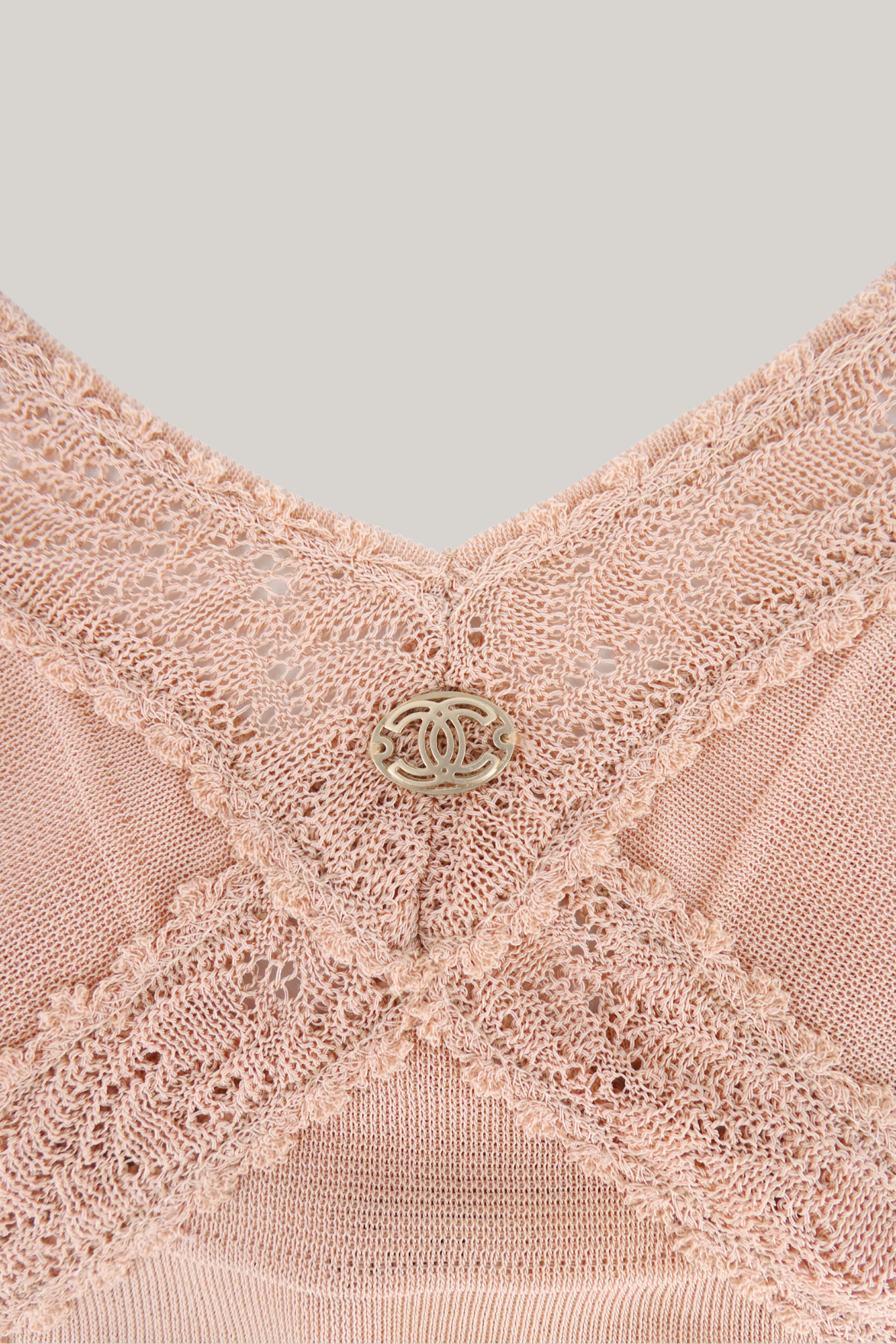 2007 Cruise Chanel Nude Pink Camisole (FR 36)
