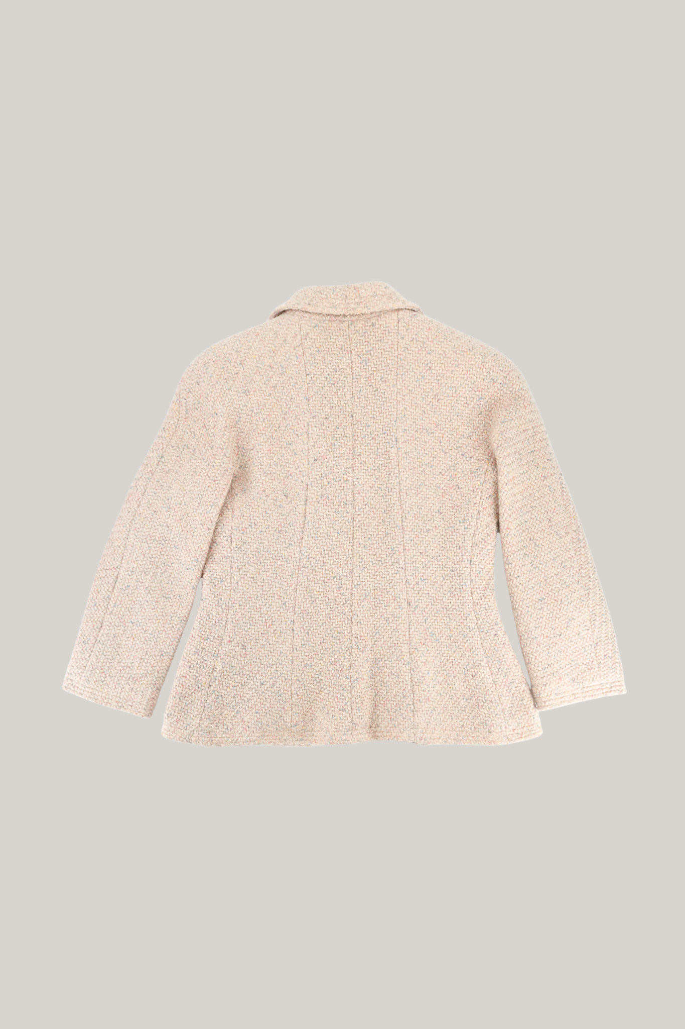 Vintage Chanel Beige Tweed Jacket (FR 38)