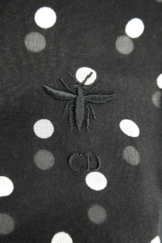 Christian Dior Silk Polka Dot Romper