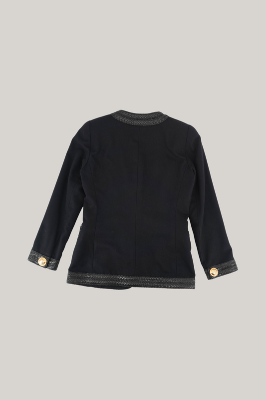 Vintage Fontana Couture Black Jacket (42)