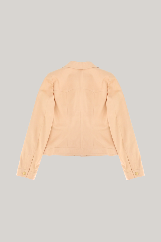 2002 Chanel Soft Nude Pink Jacket (FR 36)