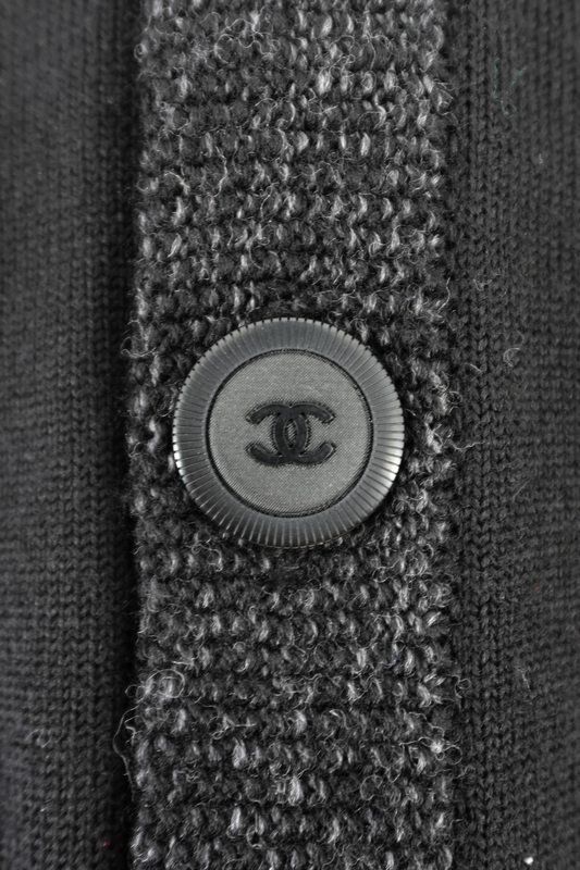 2017 Autumn Chanel Uniform Black Cardigan (S)