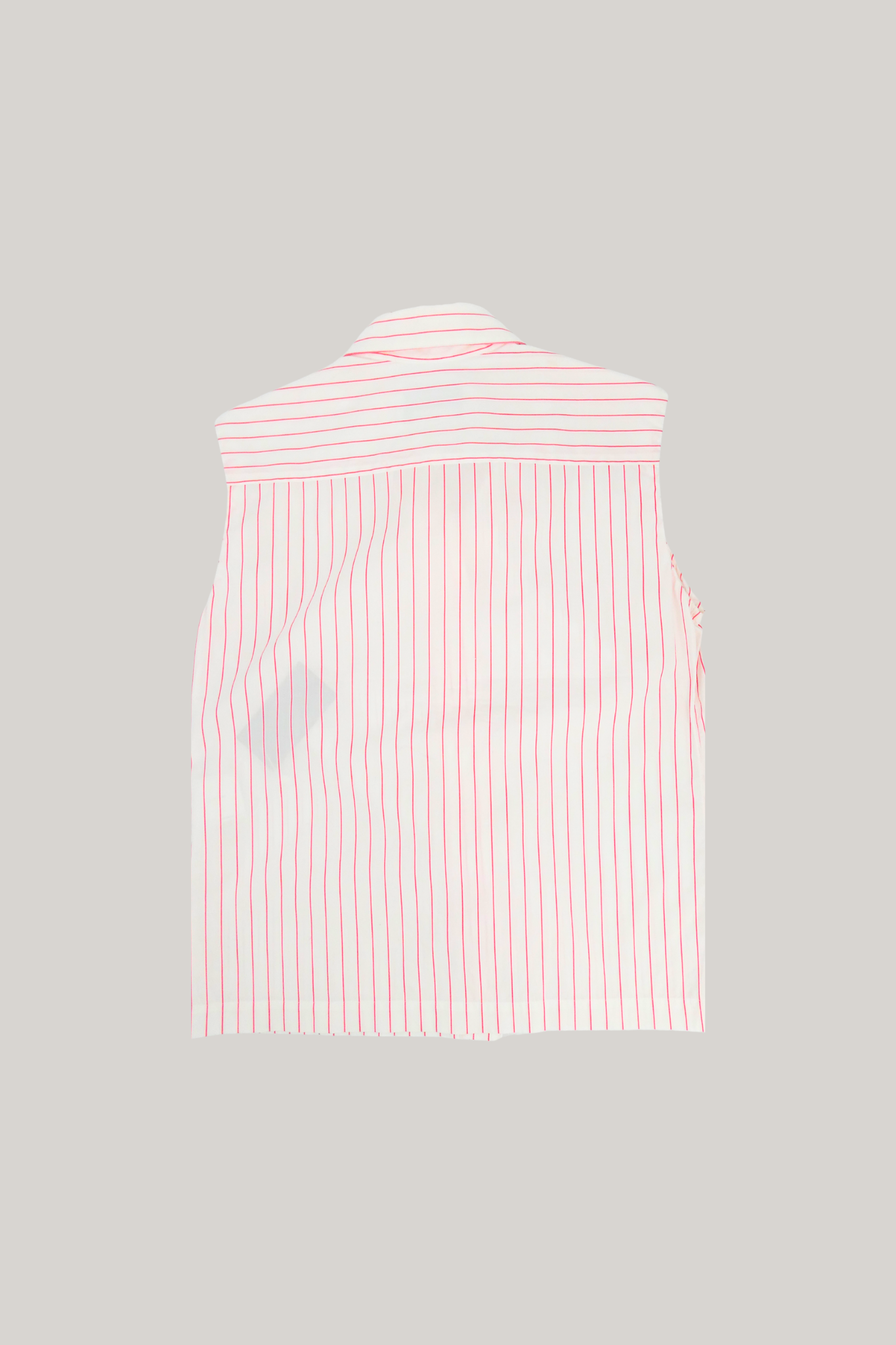 2002 Chanel Pink & White Stripes Blouse