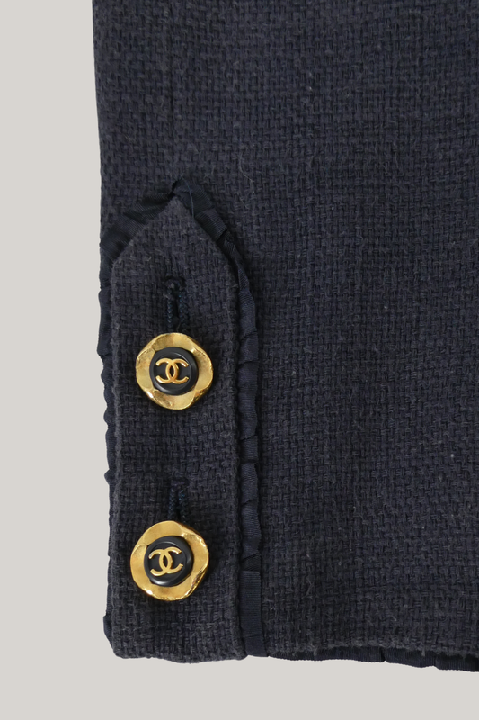 Vintage Chanel Navy Set (FR 40)