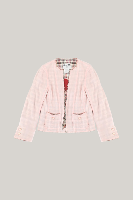 2003 Spring Pink Chanel Jacket (FR 36)
