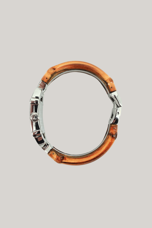 Gucci Vintage 6800 L Bamboo Bangle Watch