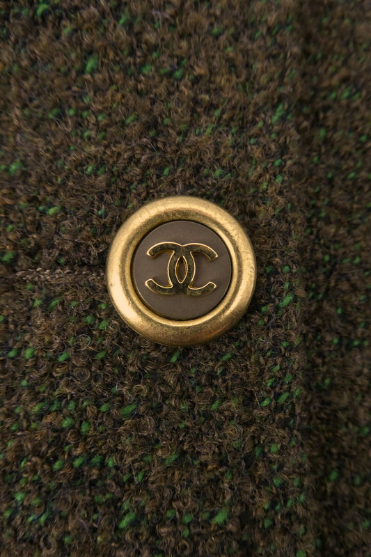 1994 Autumn Chanel Khaki Vest