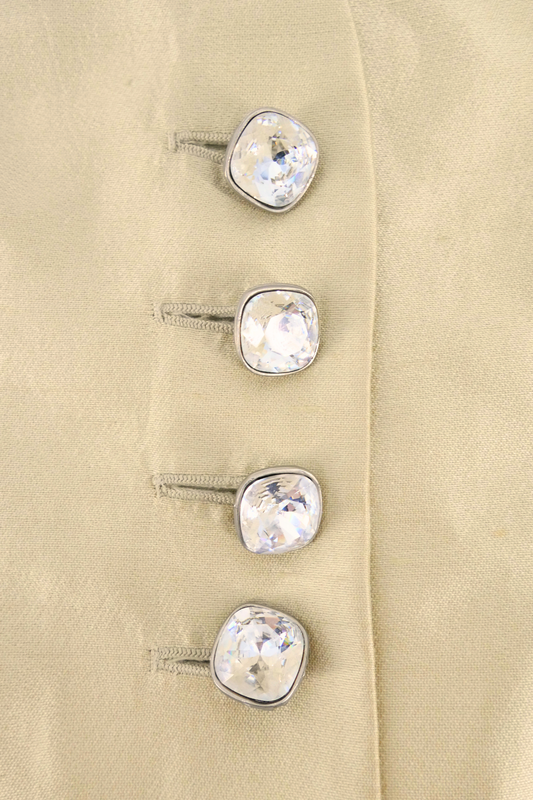 Christian Dior Champagne Silk Top