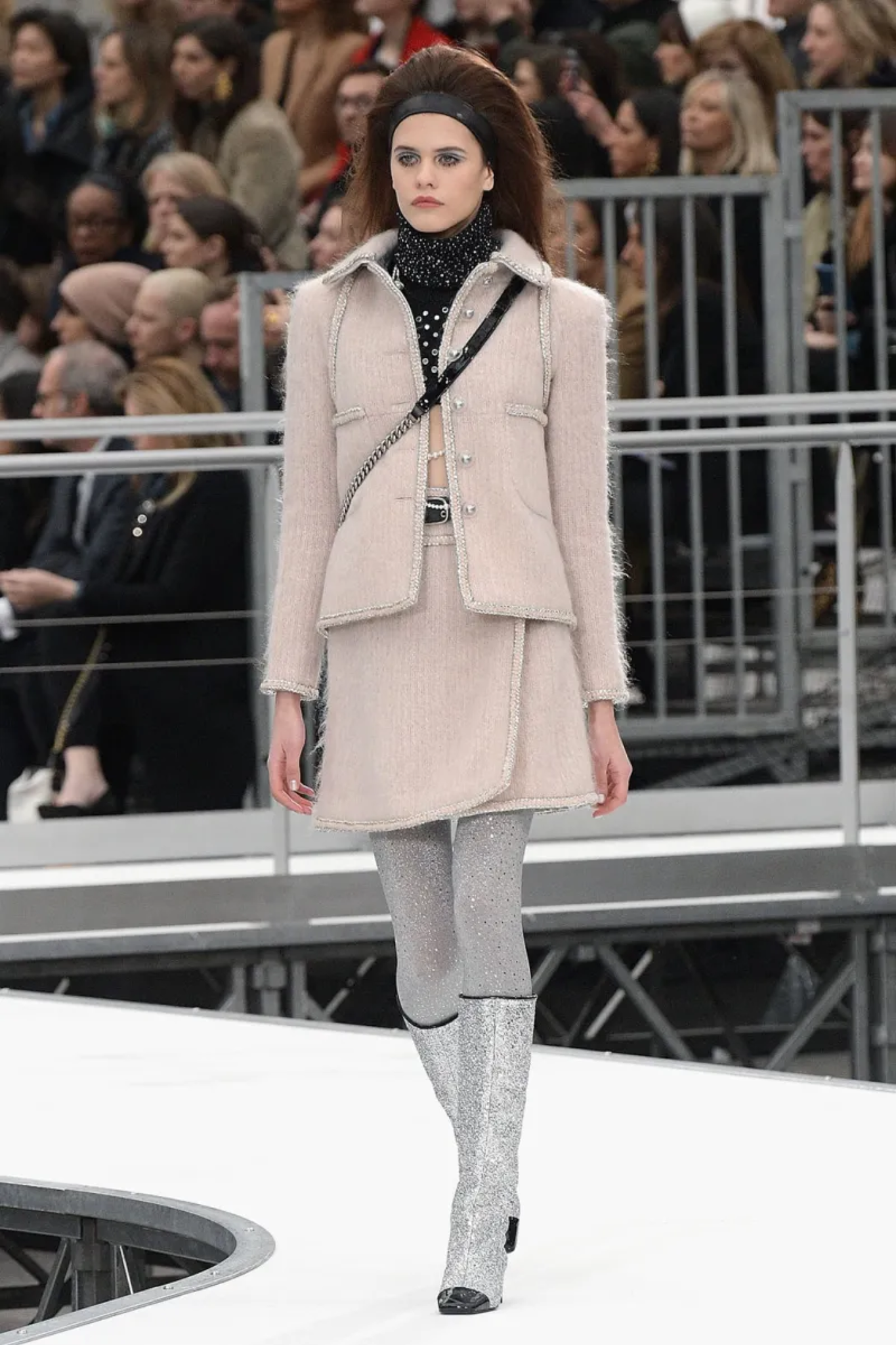 2017 Chanel Mohair Fur Jacket (FR 38)