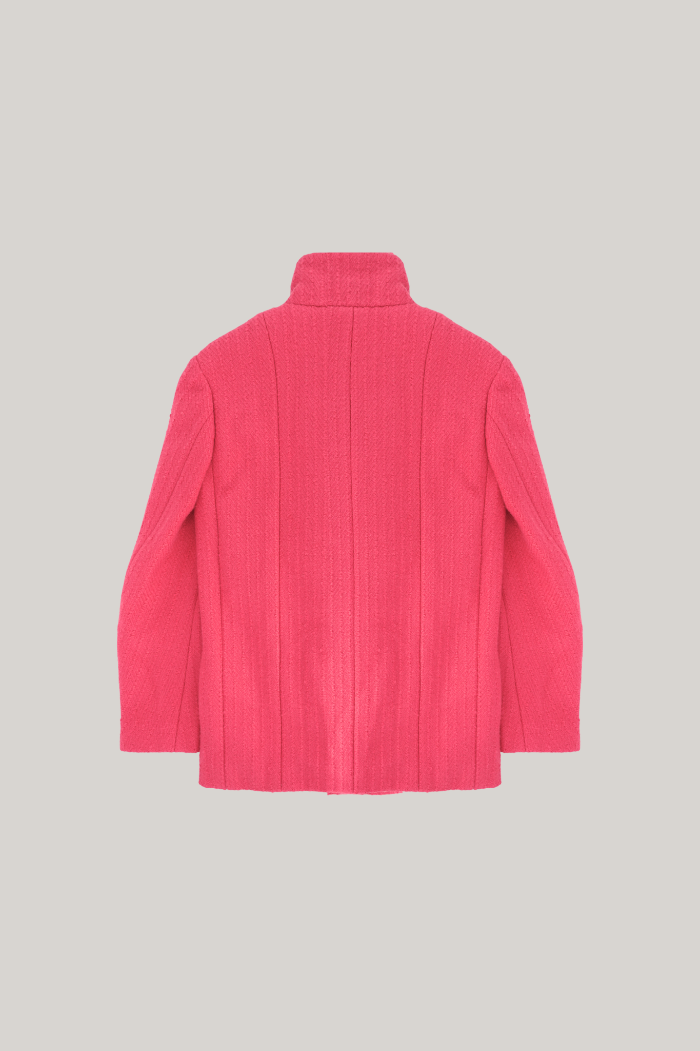 2020 Chanel Pink Tweed Double-Breasted Coat