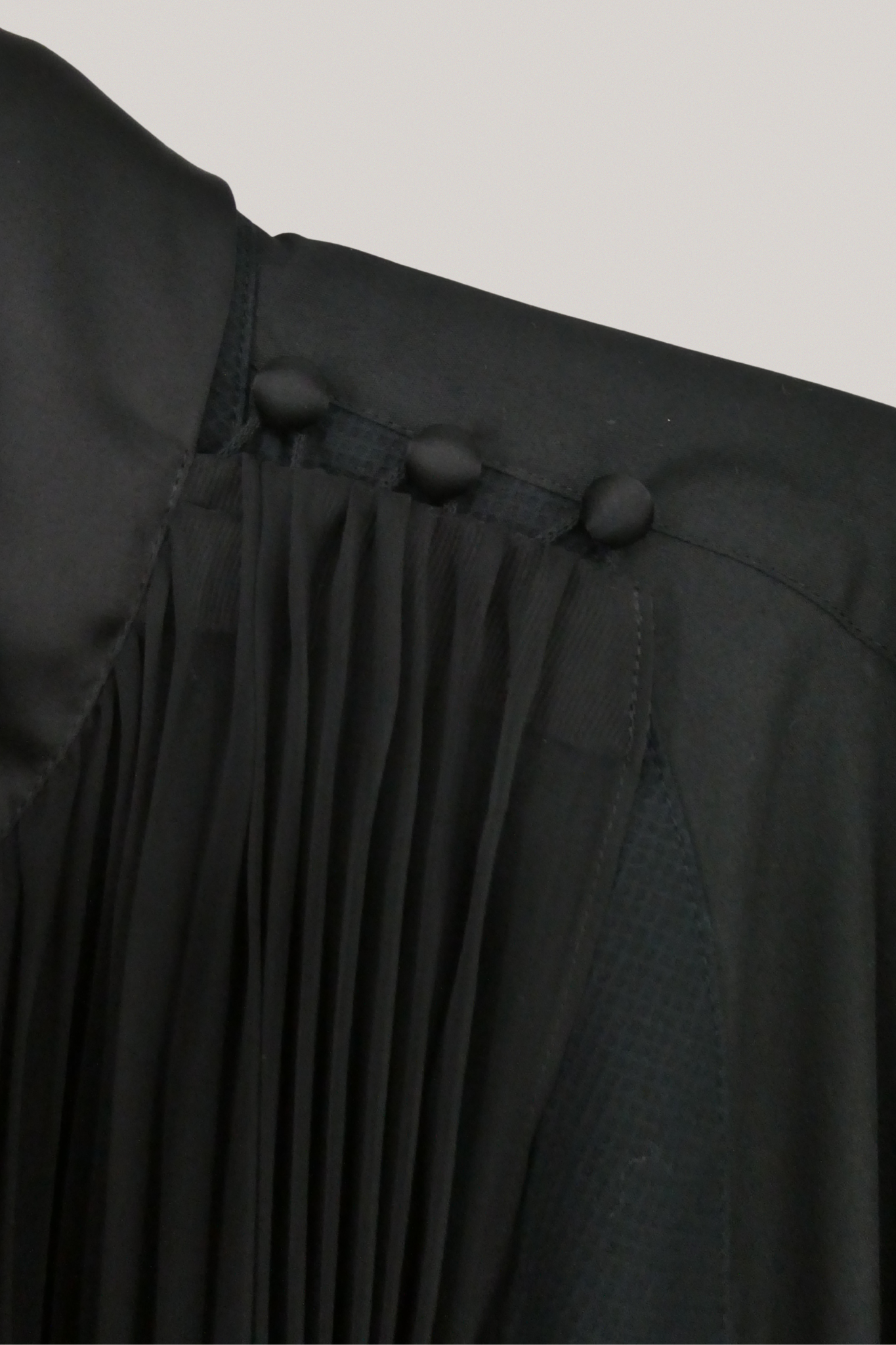 Sacai Black Pleated Dress