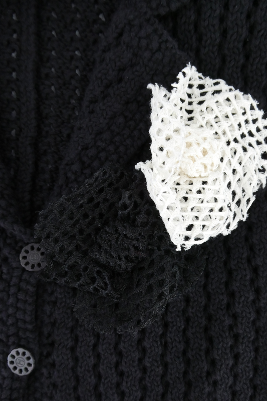 Chanel Black Knit Cardigan