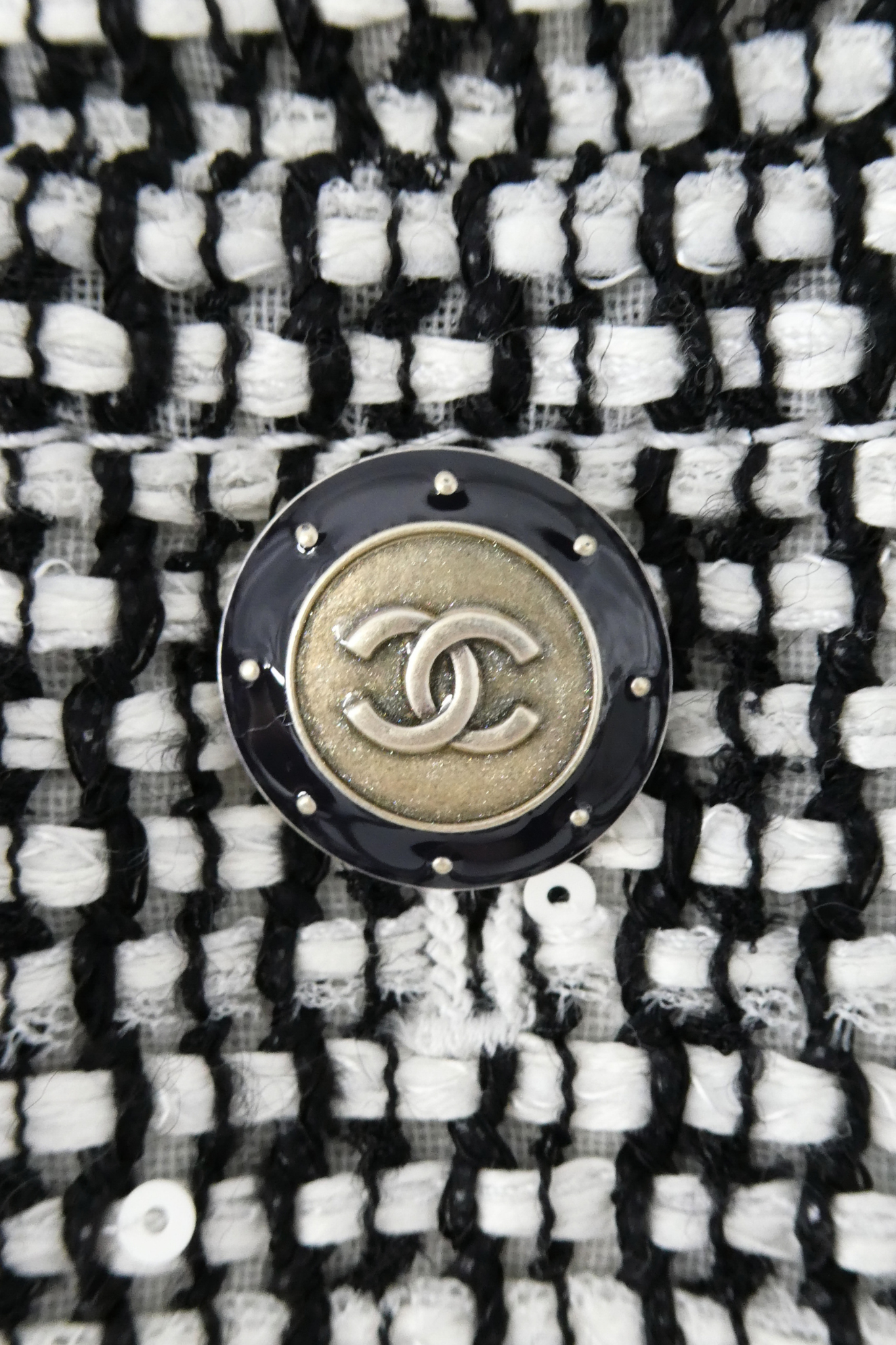 Chanel Plaid Tweed Blazer