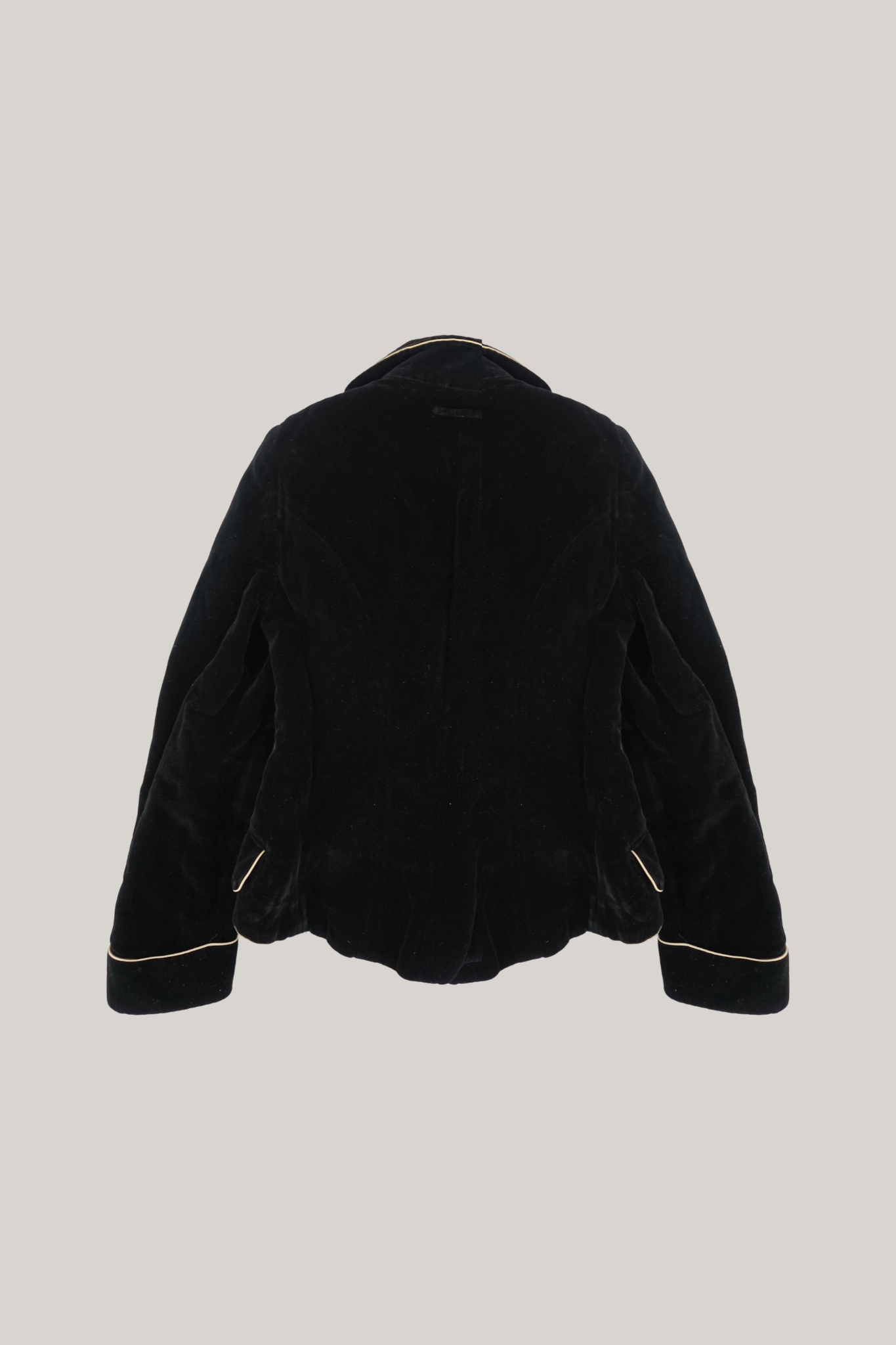 Jean Paul Gaultier Black Ruffle Jacket (38)