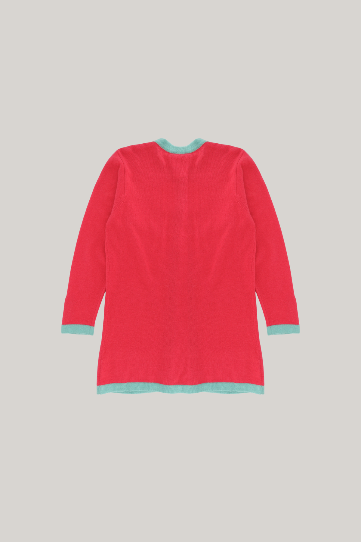 1994 Cruise Chanel Fuchsia and Green Cardigan (FR 42)