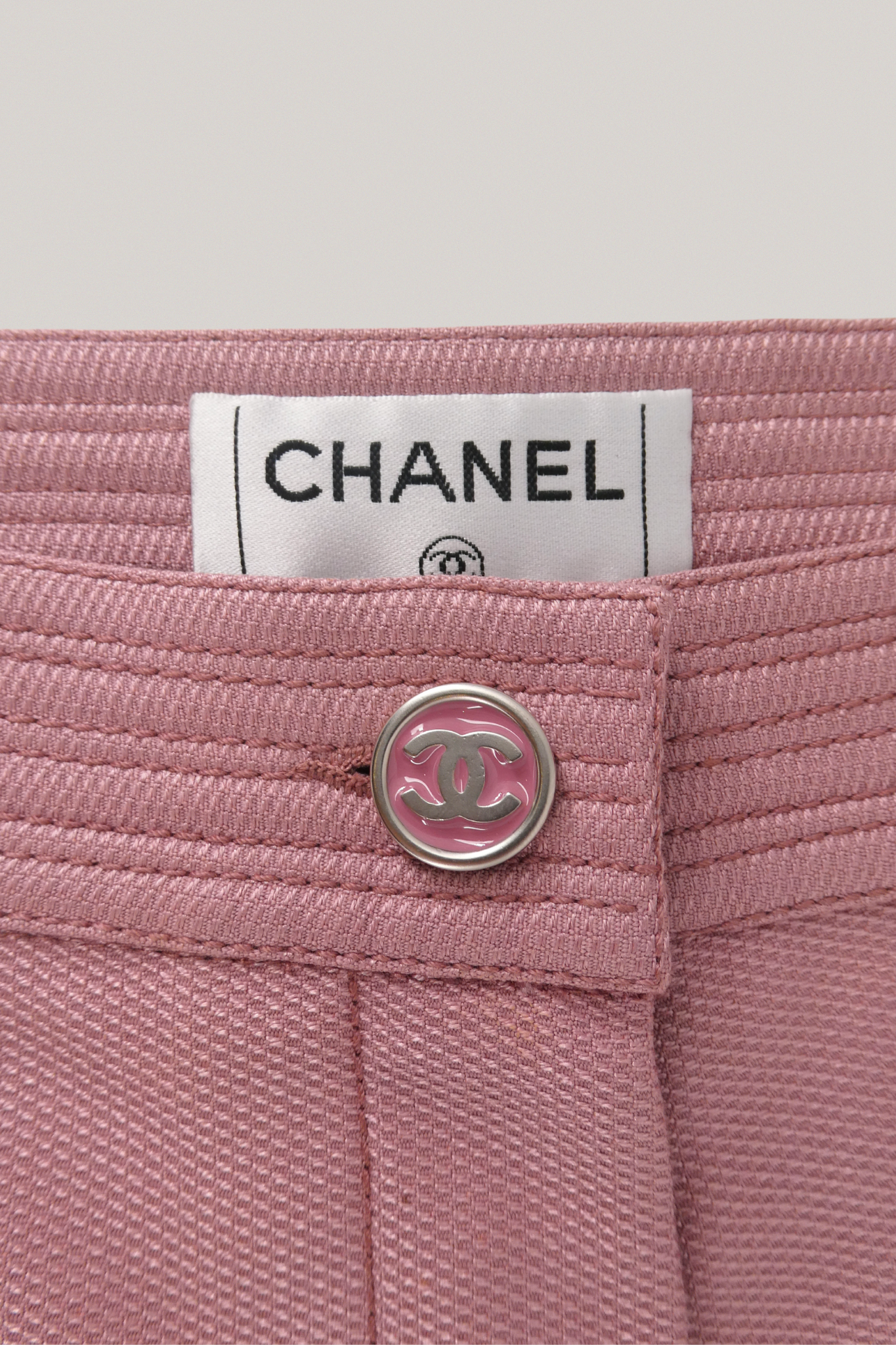 Chanel Pink Ruffle Pants