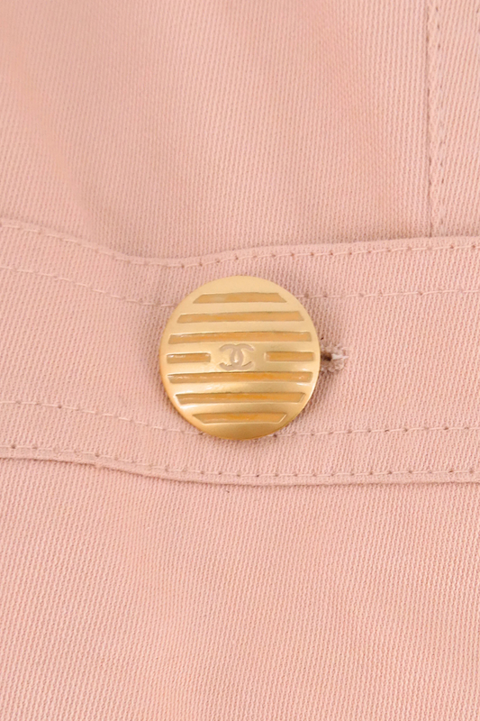 2002 Spring Chanel Nude Pink Jacket (FR 36)