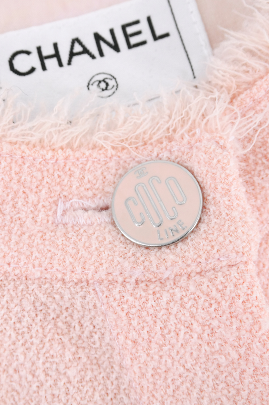 2008 Cruise Chanel Pink Wool Jacket (FR 34)