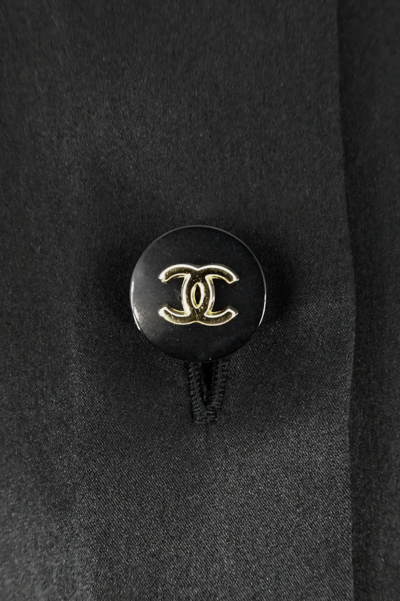 Chanel Black Silk Shirt