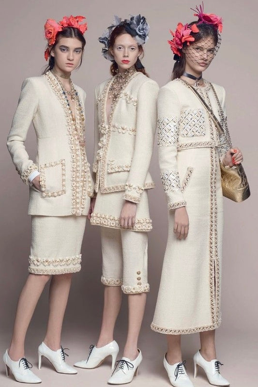 2017 Chanel Tweed Capri Pants