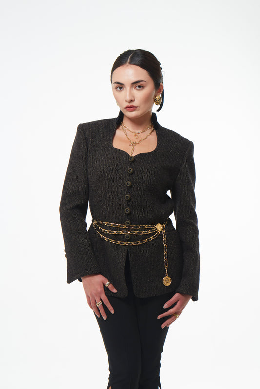 Vintage Christian Dior Tweed Jacket