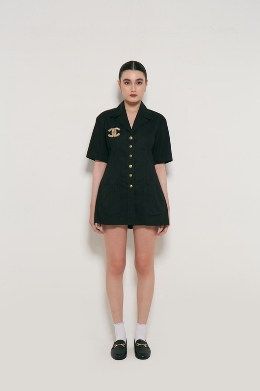 Kemeja Katun Chanel Vintage