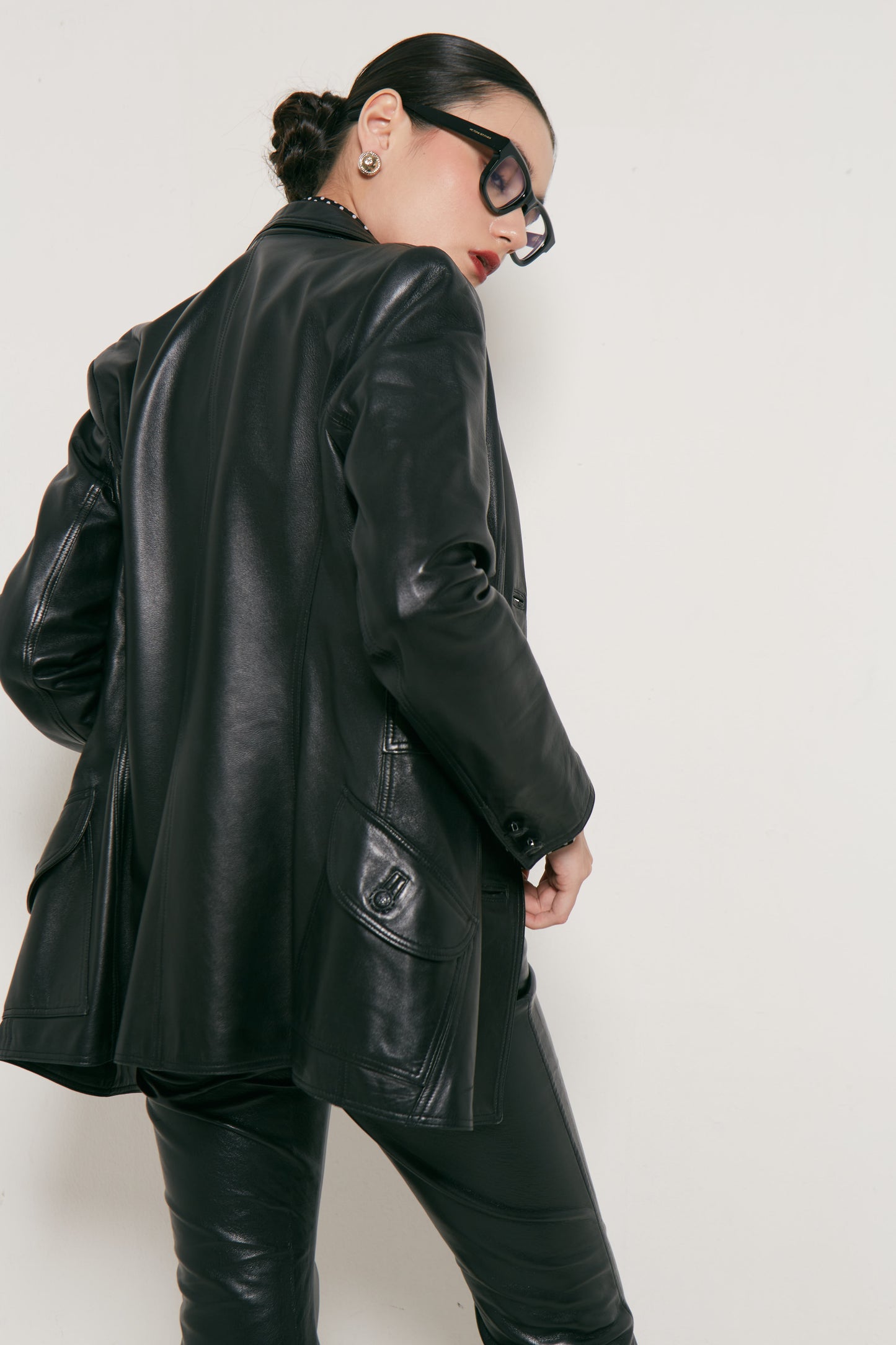 90s Gianni Versace Leather Jacket