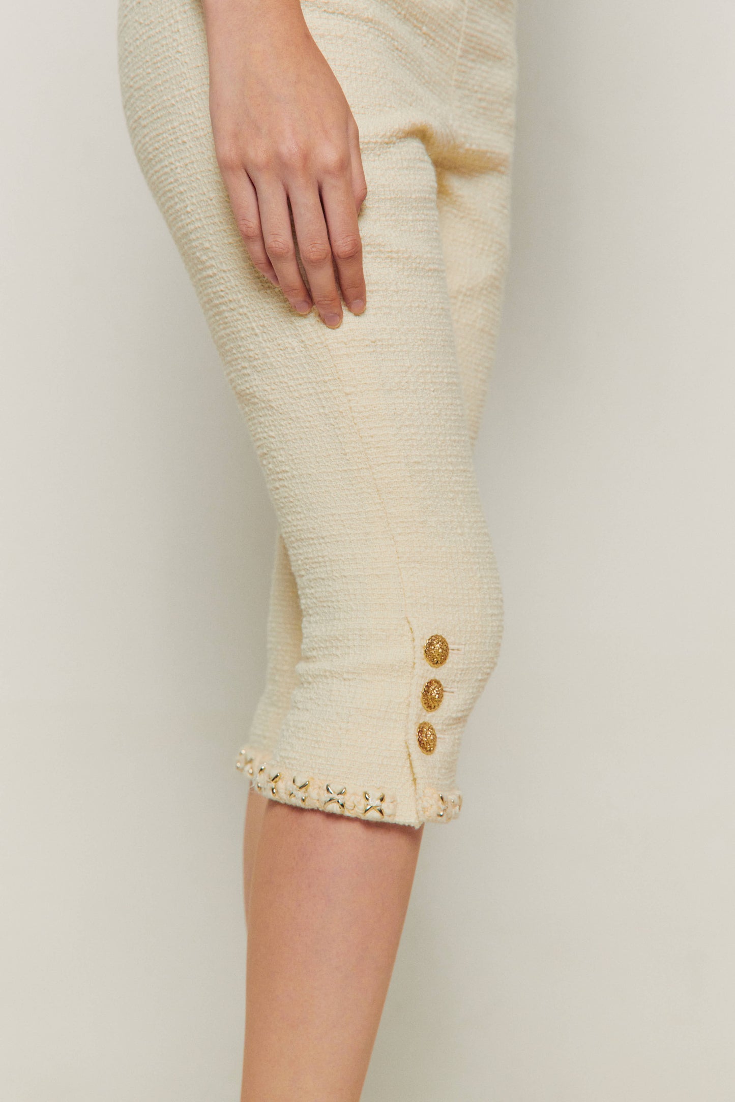 2017 Chanel Tweed Capri Pants
