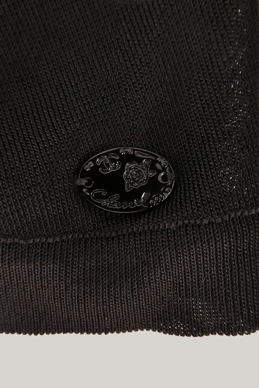 2006 Cruise Chanel Black Bolero Cardigan (FR 42)