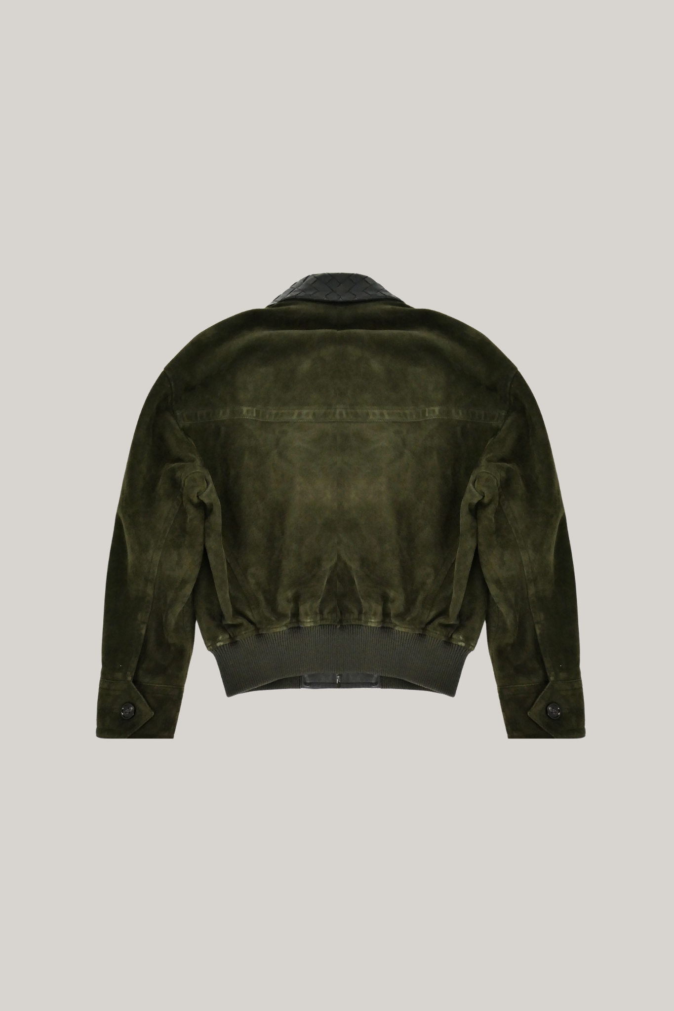 Bottega Veneta Intrecciato Suede Jacket (36)