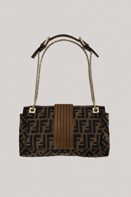 2008 Fendi Zucca FF Baguette Bag