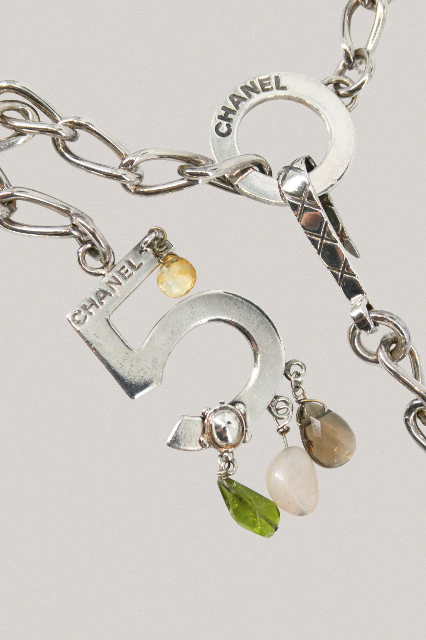 Chanel No.5 Silver Belt Chain