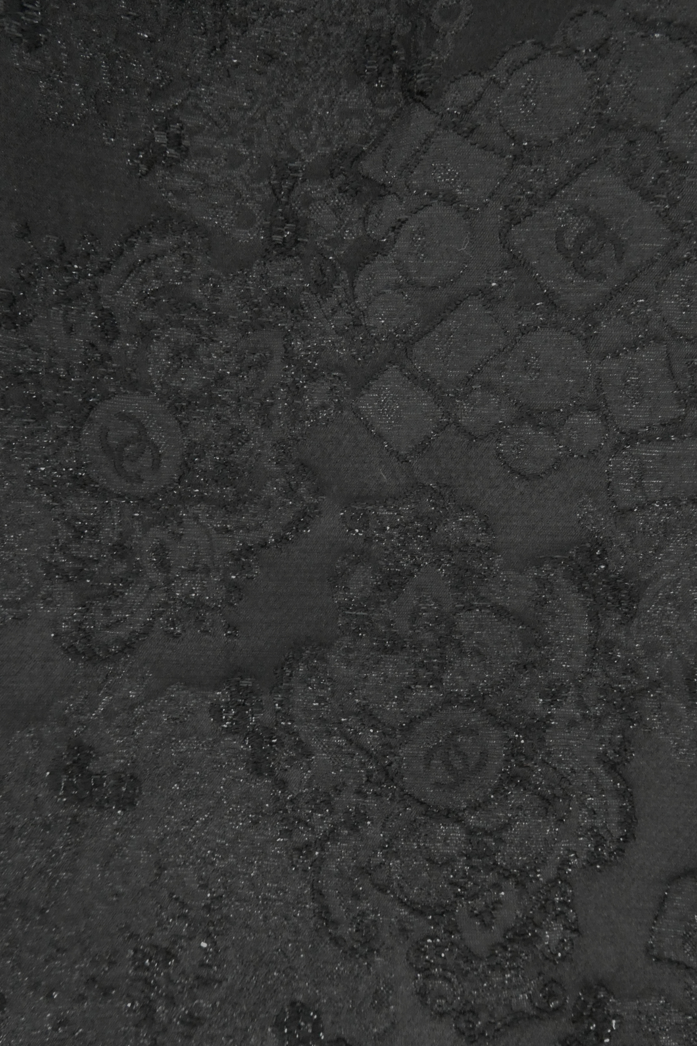 Chanel Black Lace Skirt