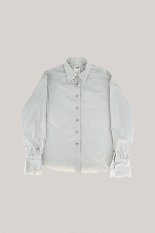 Chanel Satin Button Up