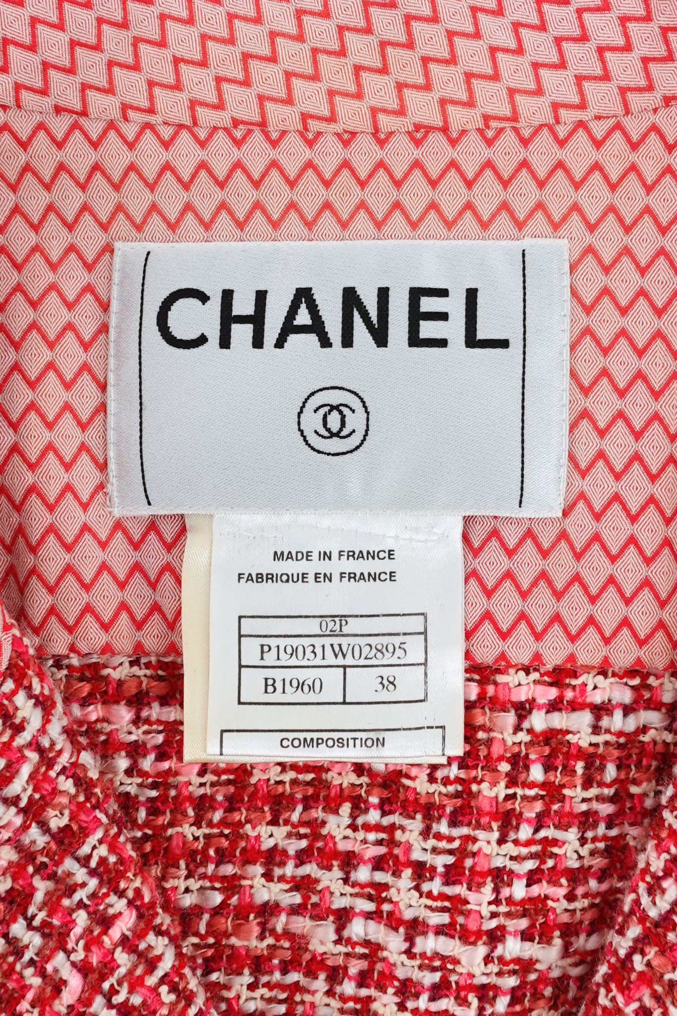 2002 Spring Chanel Pink Short Sleeve Top (FR 38)