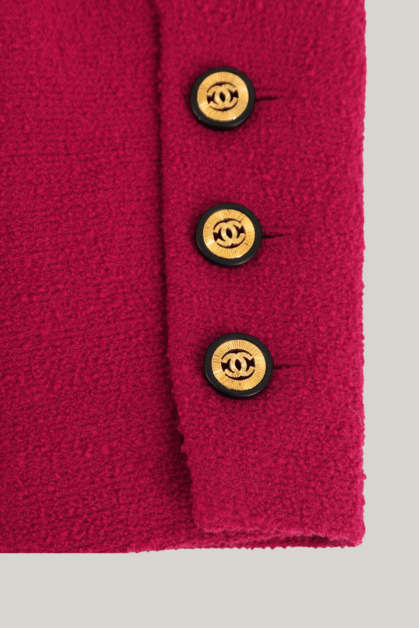 Vintage Chanel Fuchsia Long Jacket