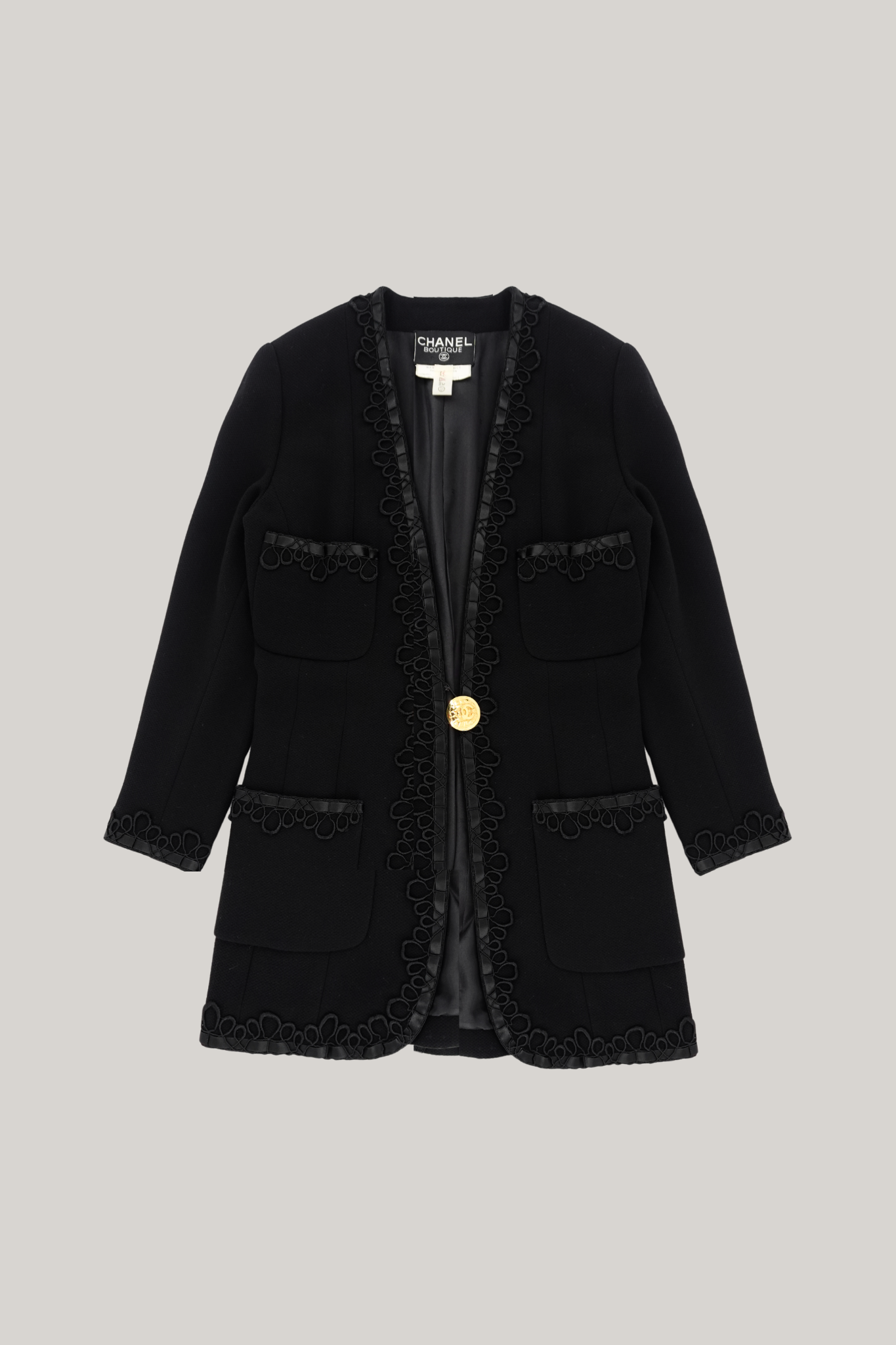 1989 Fall Chanel Black Blazer