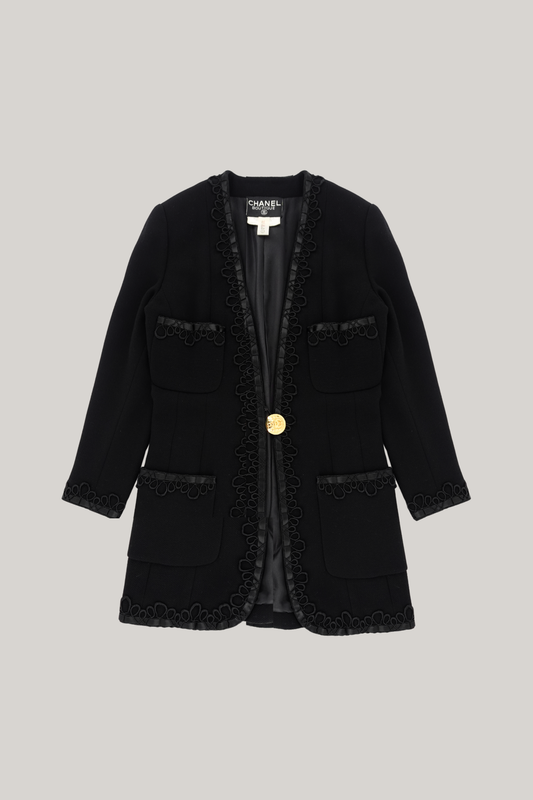 1989 Fall Chanel Black Blazer