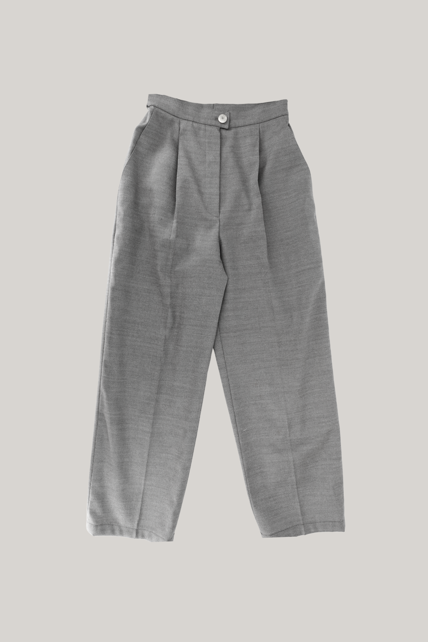 Vintage Chanel Grey Trousers (FR 36)