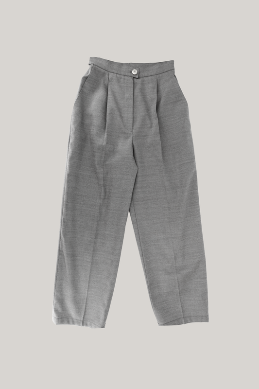 Vintage Chanel Grey Trousers (FR 36)