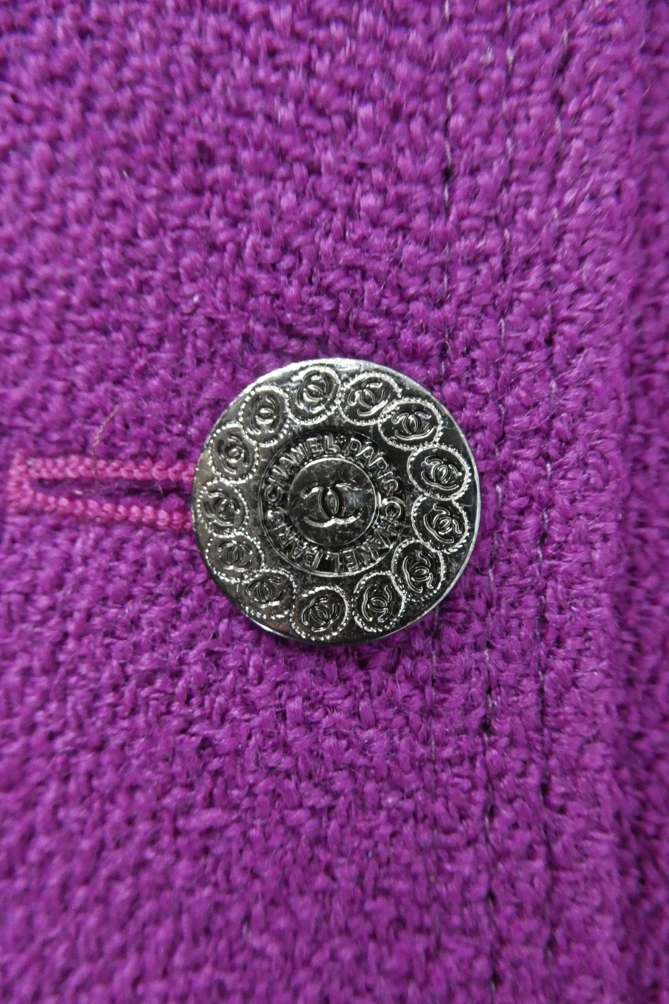 Chanel Fall 1997 Purple Tweed Jacket