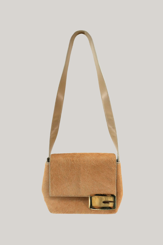 1996 Gucci by Tom Ford Ponyhair Shoulder Bag