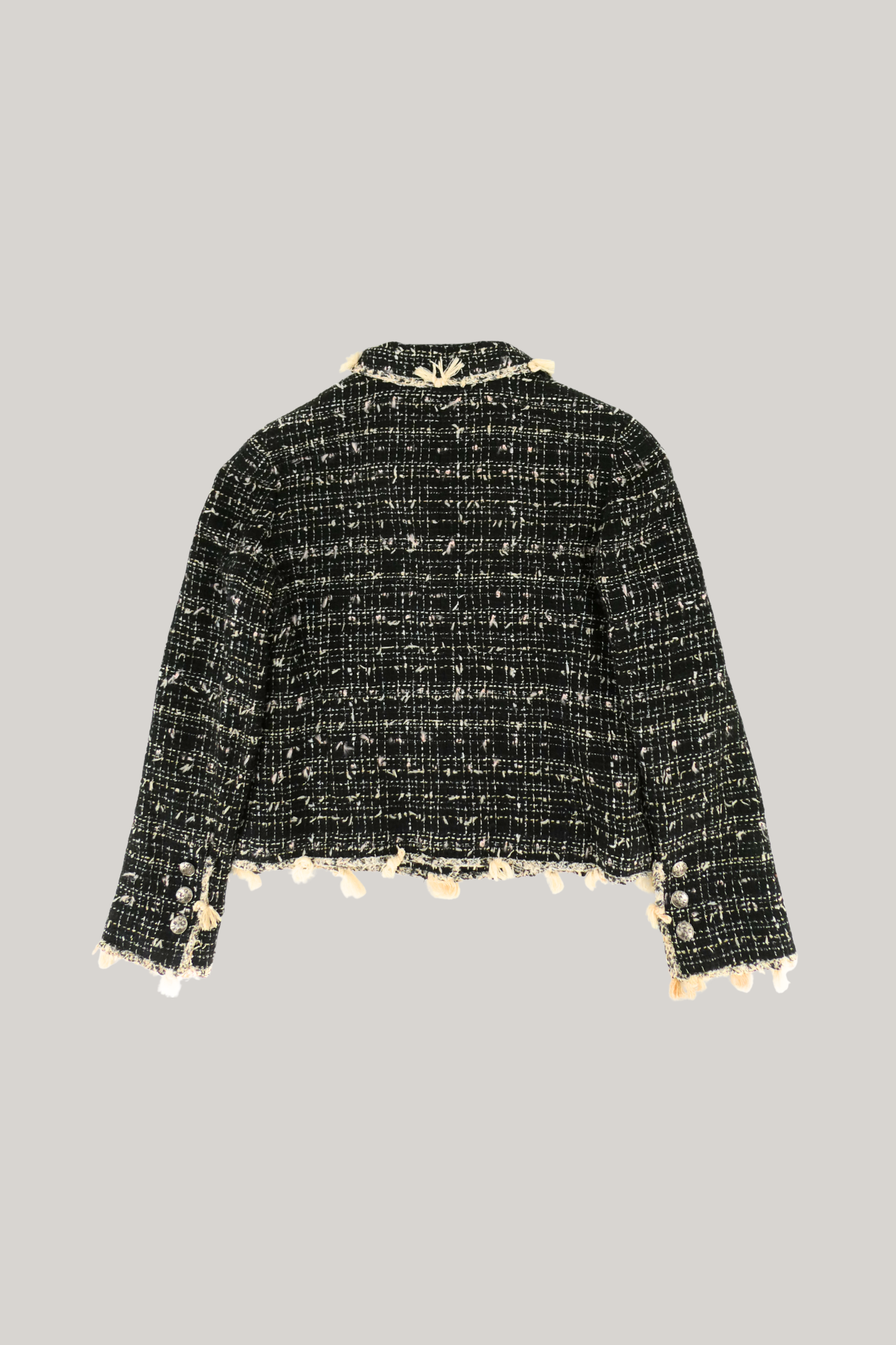 2005 Cruise Chanel Black & White Tweed Jacket