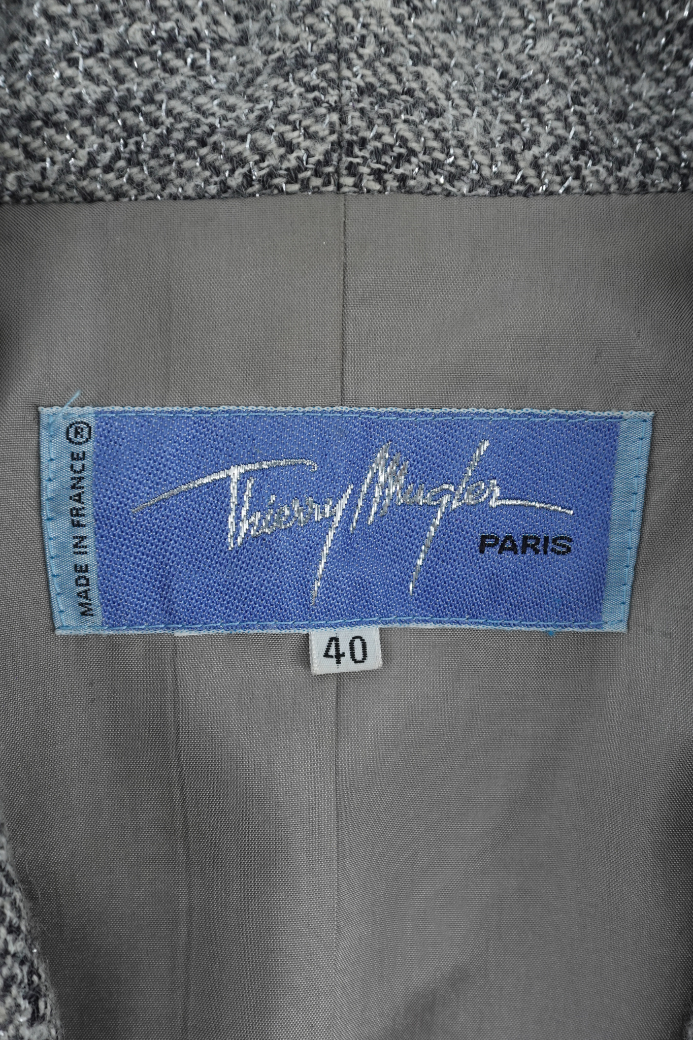 Thierry Mugler Wool Blazer Set (40)