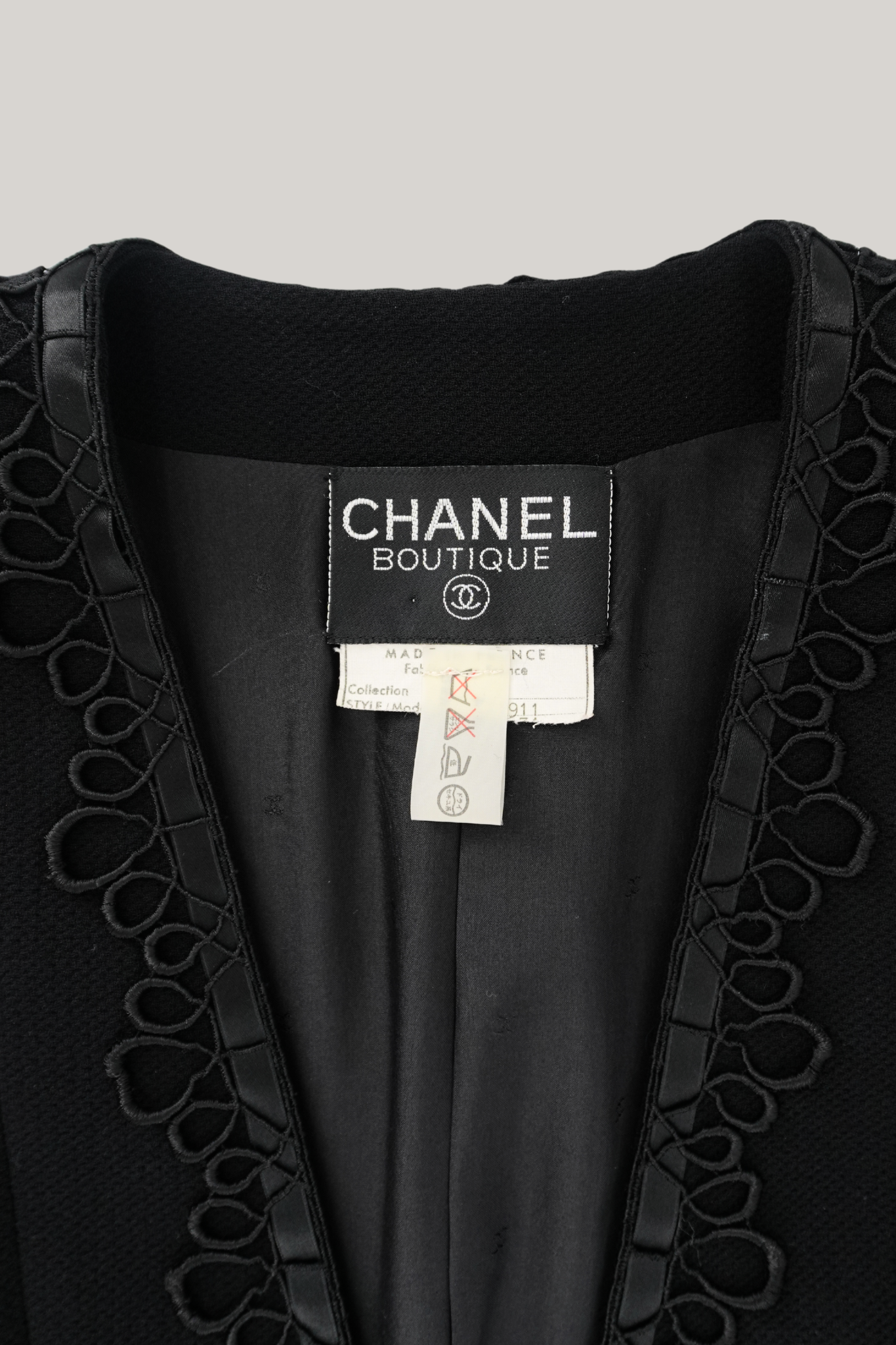 1989 Fall Chanel Black Blazer