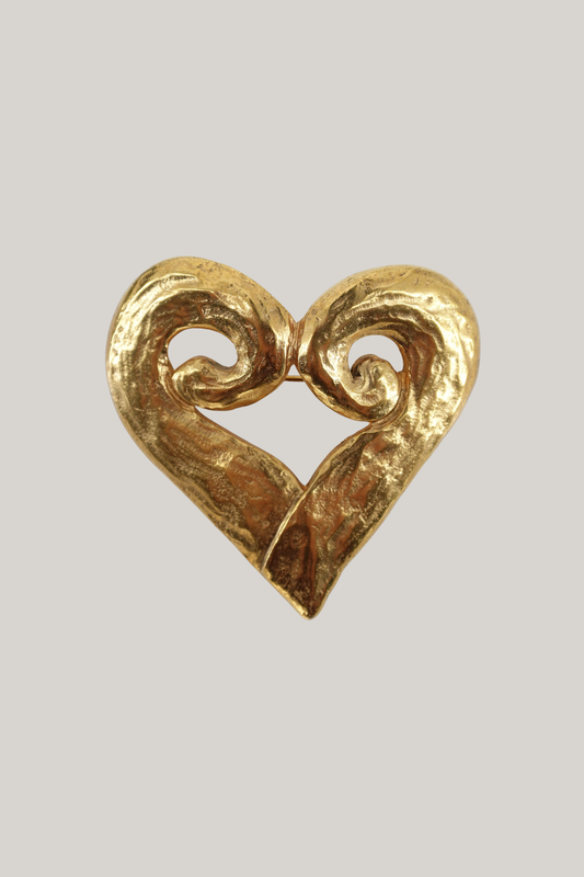 Vintage Yves Saint Laurent Heart Pin